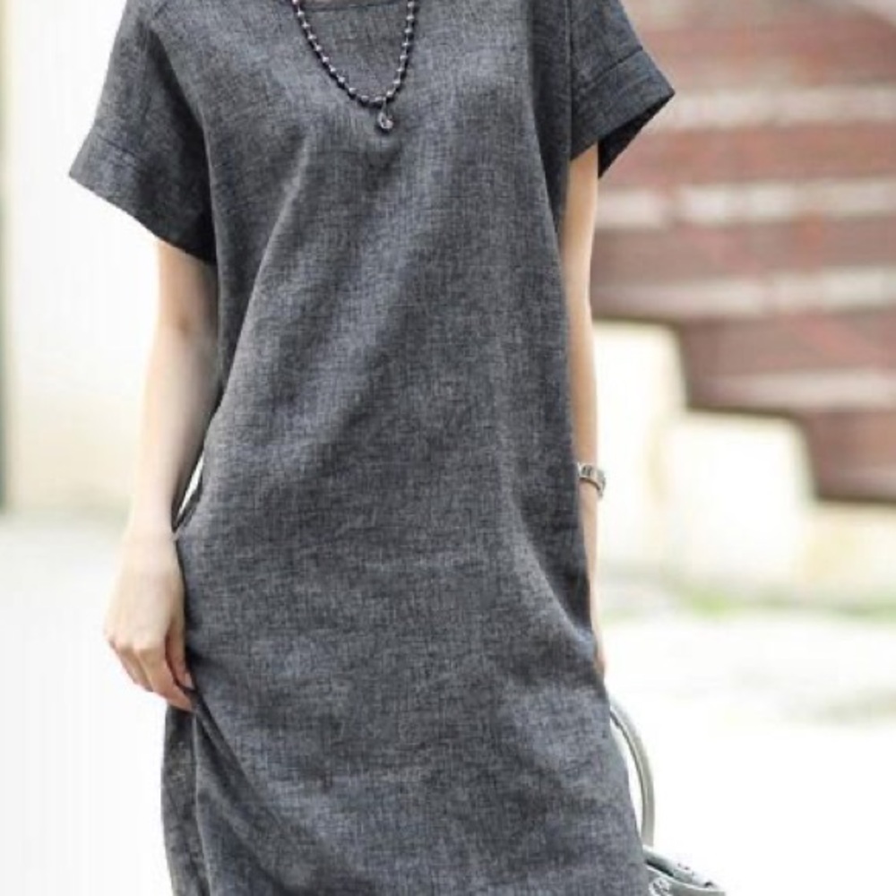 Gray Sheath Dress